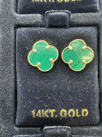 Load image into Gallery viewer, 14K Van-Cleef Earring