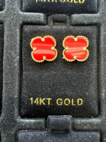 Load image into Gallery viewer, 14K Van-Cleef Earring