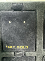 Load image into Gallery viewer, 14K Round Stud Earring Extra Small