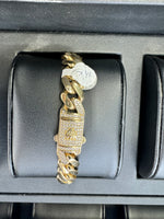 Load image into Gallery viewer, Monaco Bracelet with CZ lock
