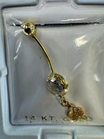 Load image into Gallery viewer, 14K Bellyring
