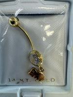Load image into Gallery viewer, 14K Bellyring
