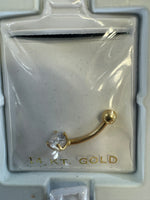 Load image into Gallery viewer, 14K Bellyring
