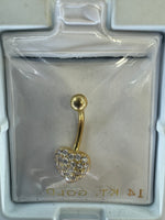 Load image into Gallery viewer, 14K Bellyring
